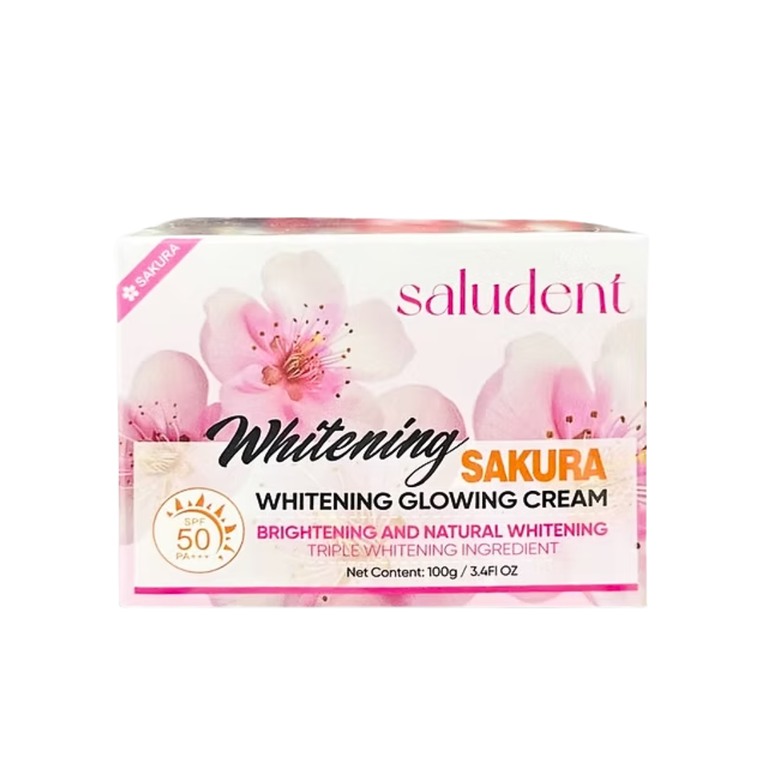 Saludent Whitening Sakura Glowing Cream 100g Saludent Whitening Sakura Glowing Cream 100g